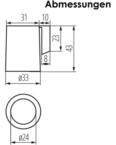 Portalampade E14 In Ceramica Porcellana Con Staffa laterale