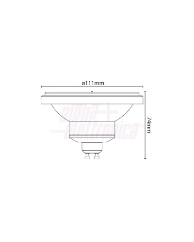 COB 118mm R7S 10w LED BIANCO CALDO LAMPADA ANGOLO LUCE 200° 950LUMEN