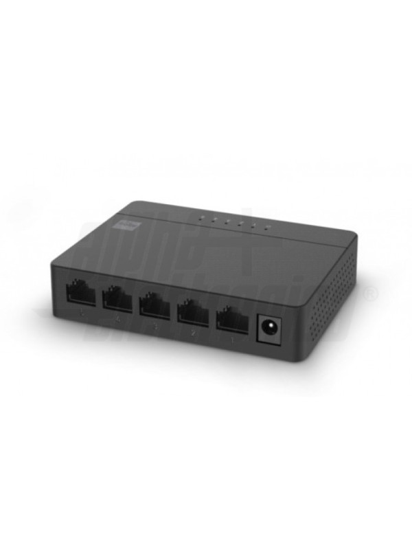 Switch Gigabit Ethernet Desktop 5 porte - Unmanaged - Plastica