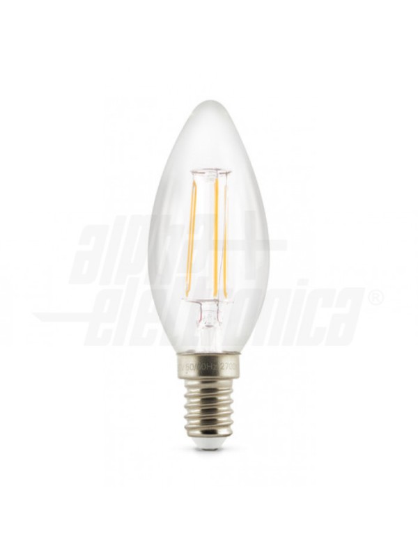 Lampada Led Filamento Oliva E14 4,5W 470 Lumen 2700k