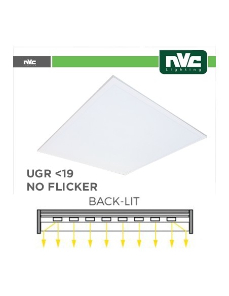 Pannello LED 60x60 4000K regolabile 35/40/45W 4000LM UGR 19 No Flicker